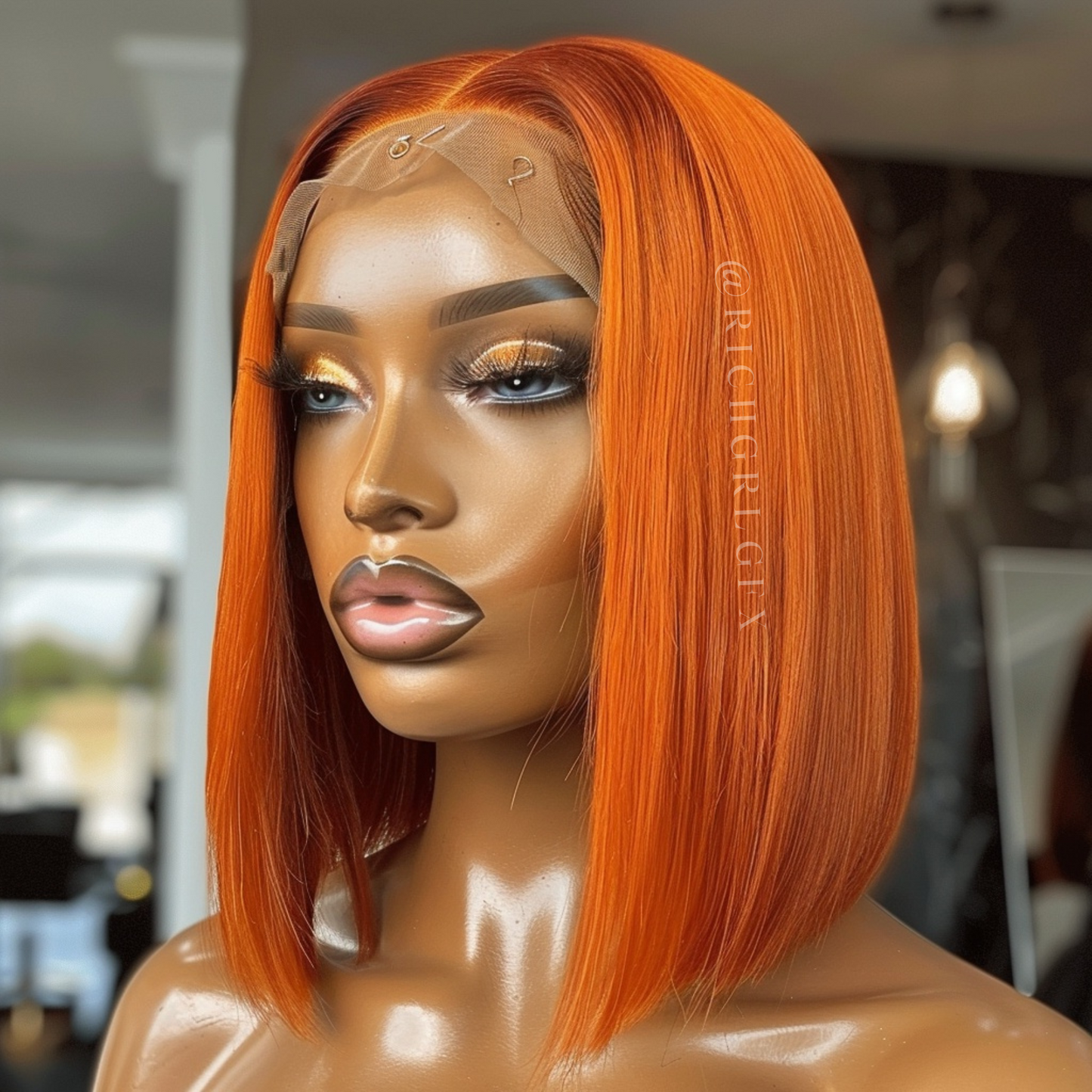 RGGFX Ginger Wig STOCK MODELS