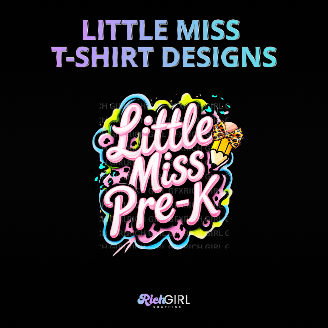 Little Miss T-Shirt BUNDLE