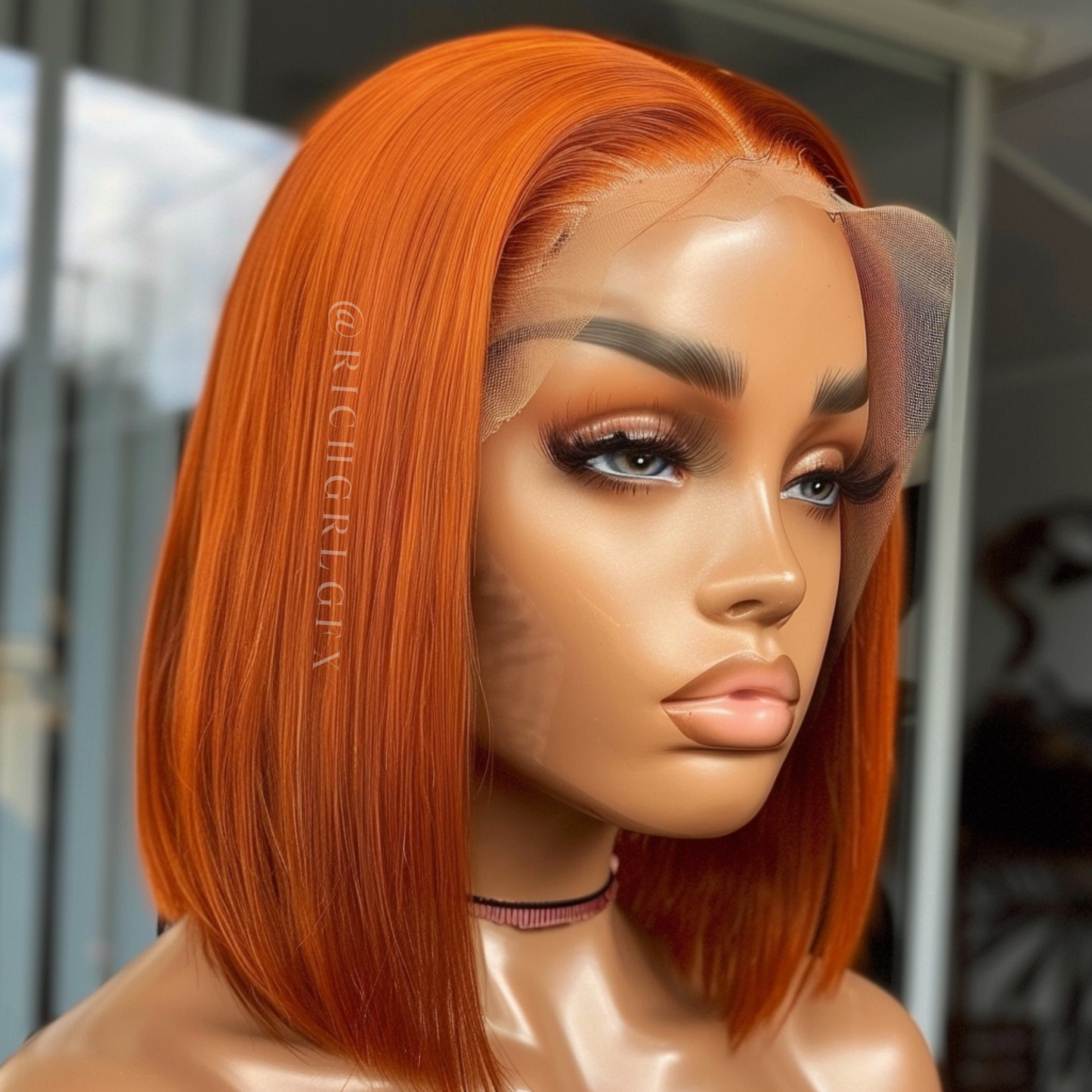 RGGFX Ginger Wig STOCK MODELS