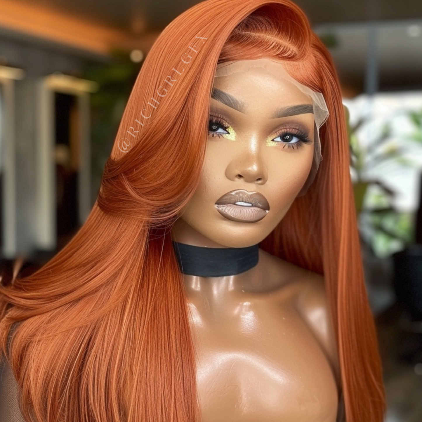 RGGFX Ginger Wig STOCK MODELS