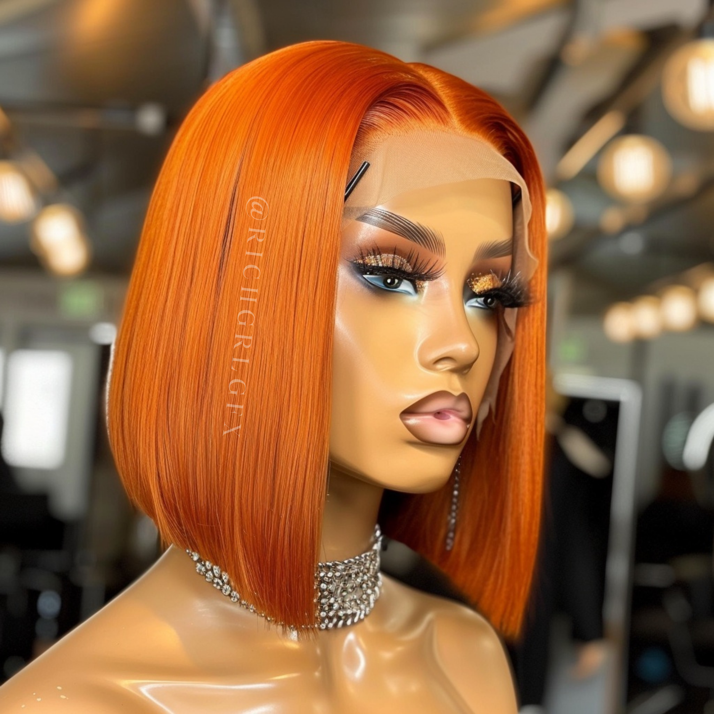 RGGFX Ginger Wig STOCK MODELS