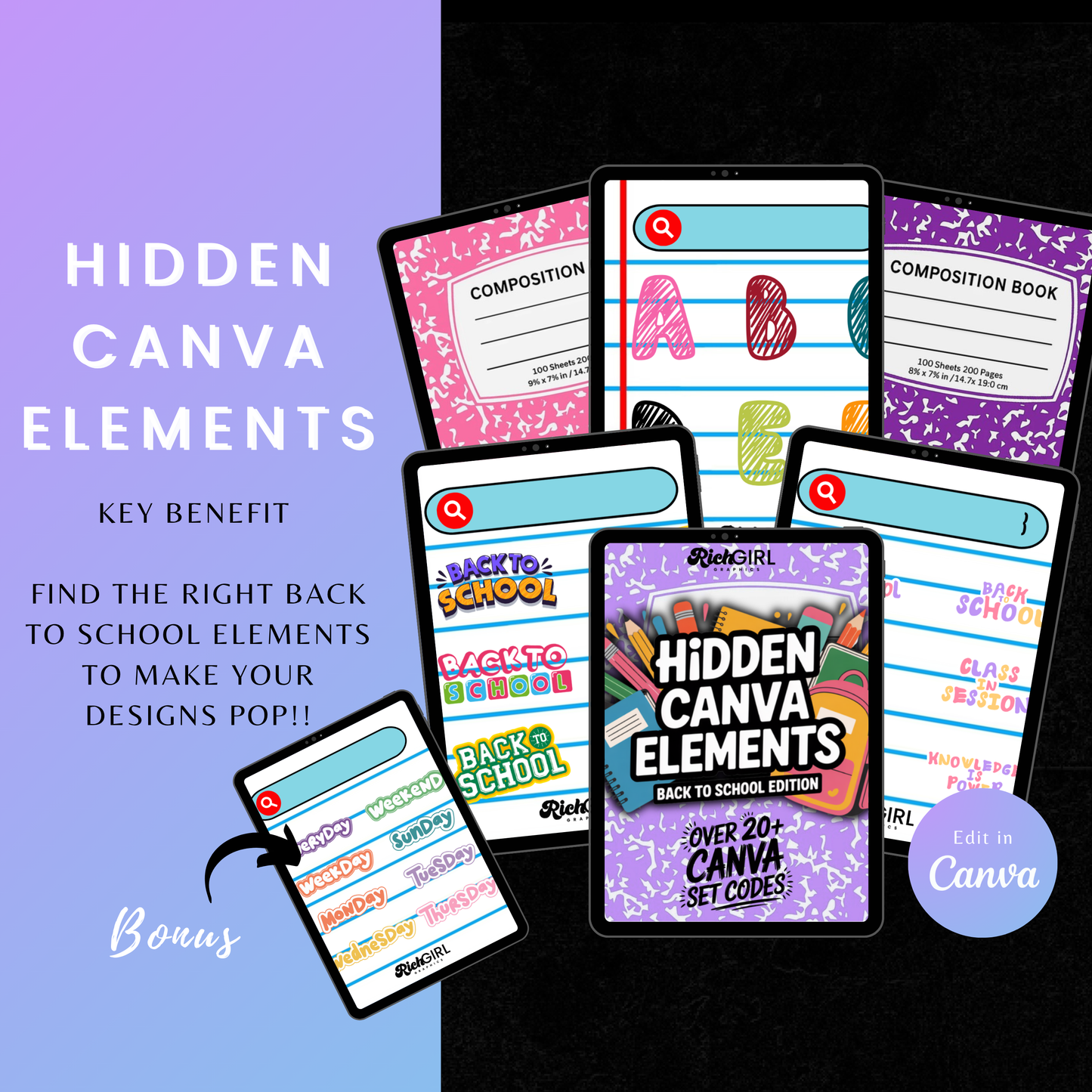 BackToSchool Elements