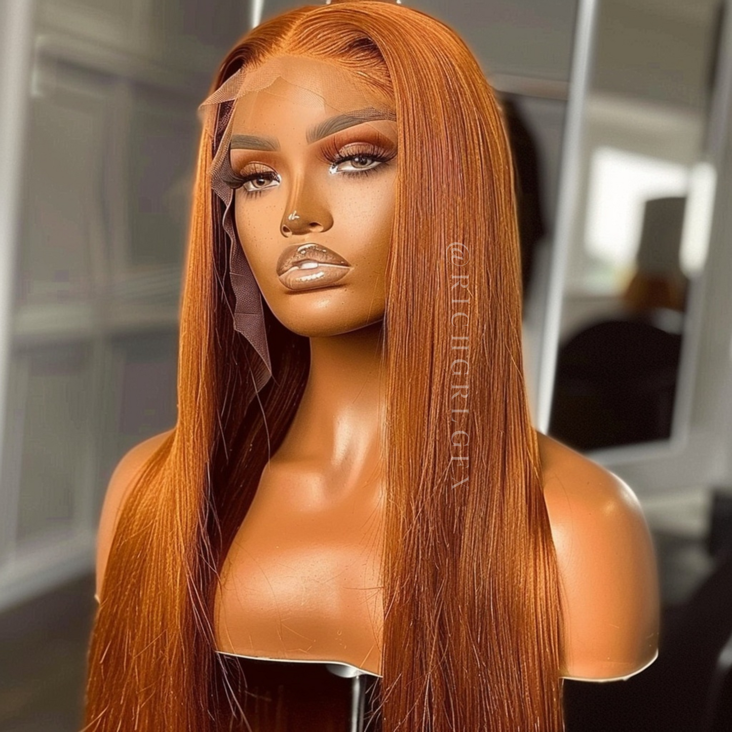 RGGFX Ginger Wig STOCK MODELS