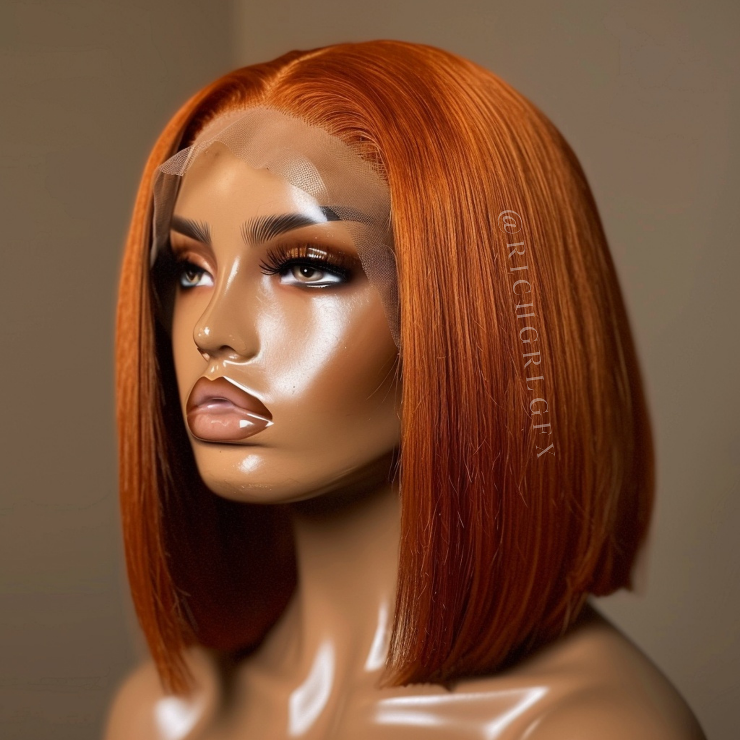 RGGFX Ginger Wig STOCK MODELS