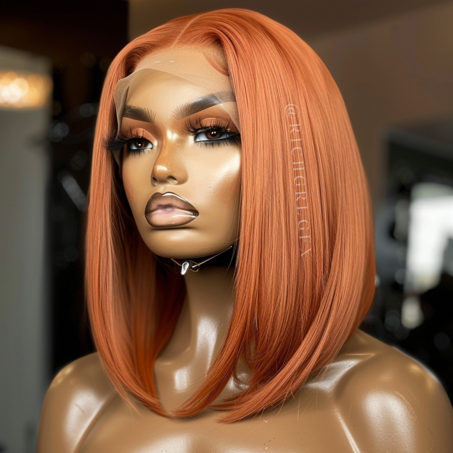 RGGFX Ginger Wig STOCK MODELS