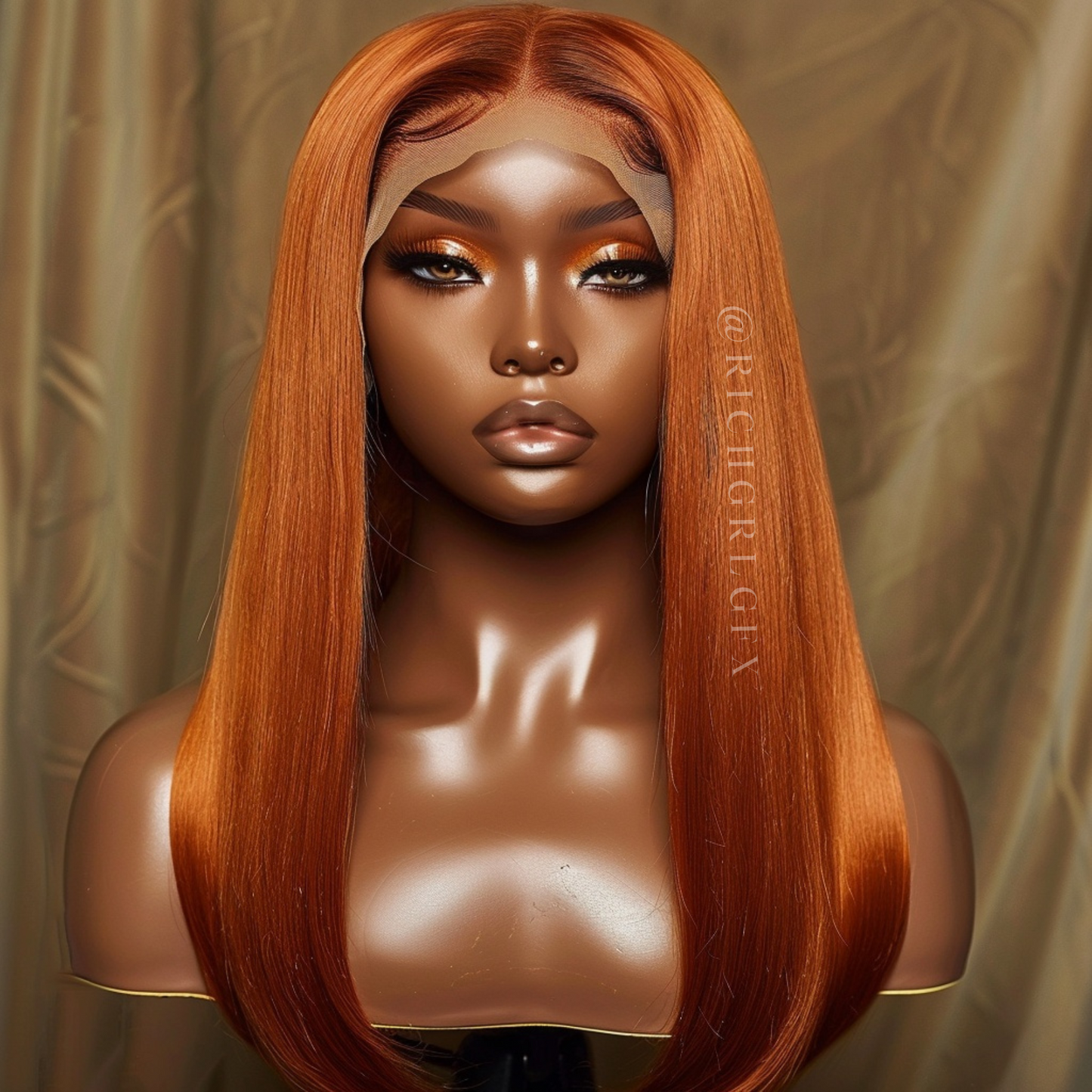 RGGFX Ginger Wig STOCK MODELS