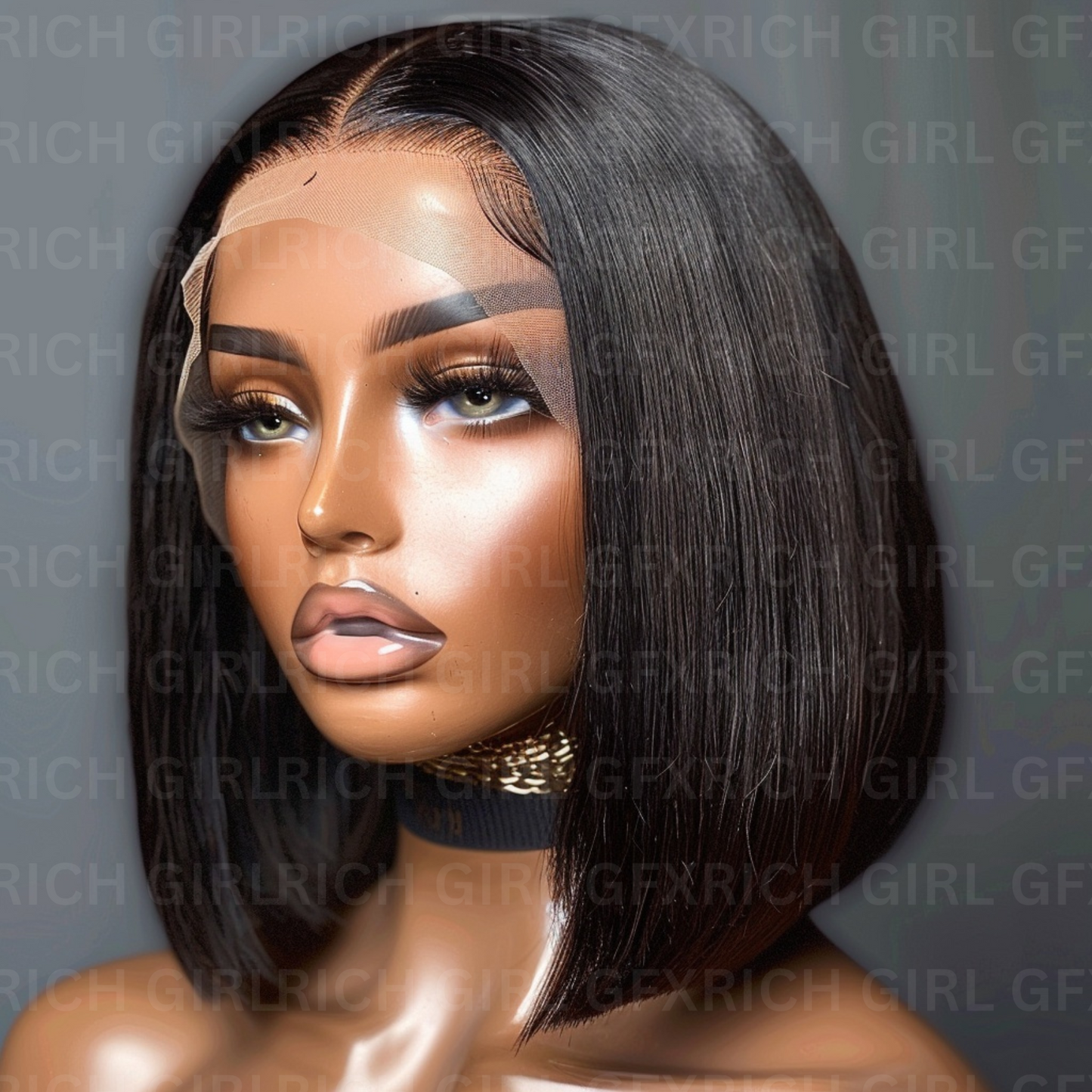 RGGFX Black Wig STOCK MODELS