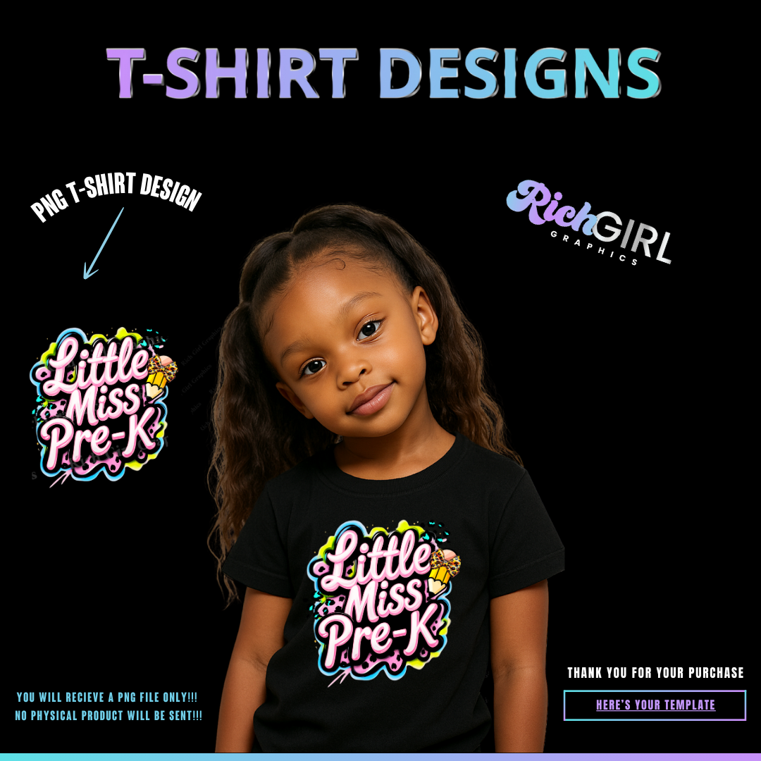 Little Miss T-Shirt BUNDLE