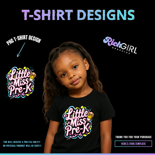 Little Miss T-Shirt BUNDLE