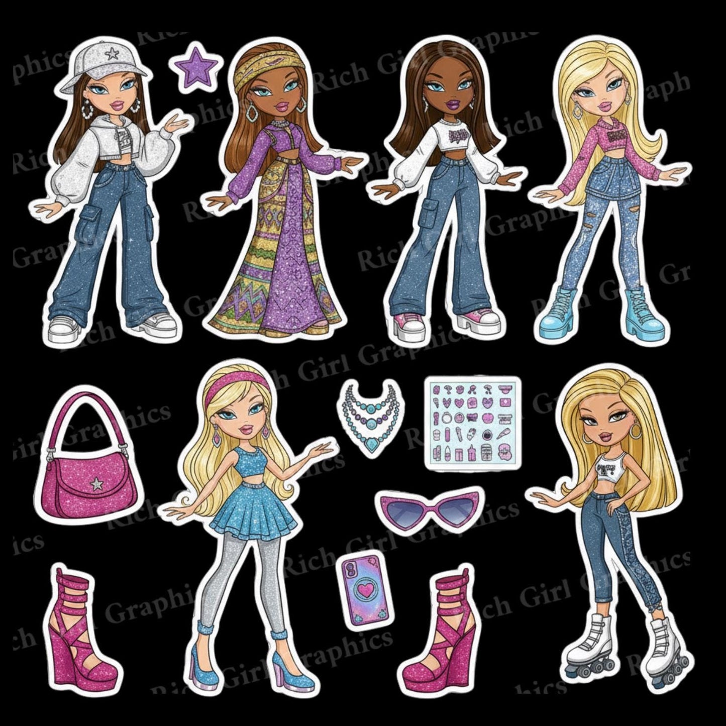 Always BRATZ Sticker Pack