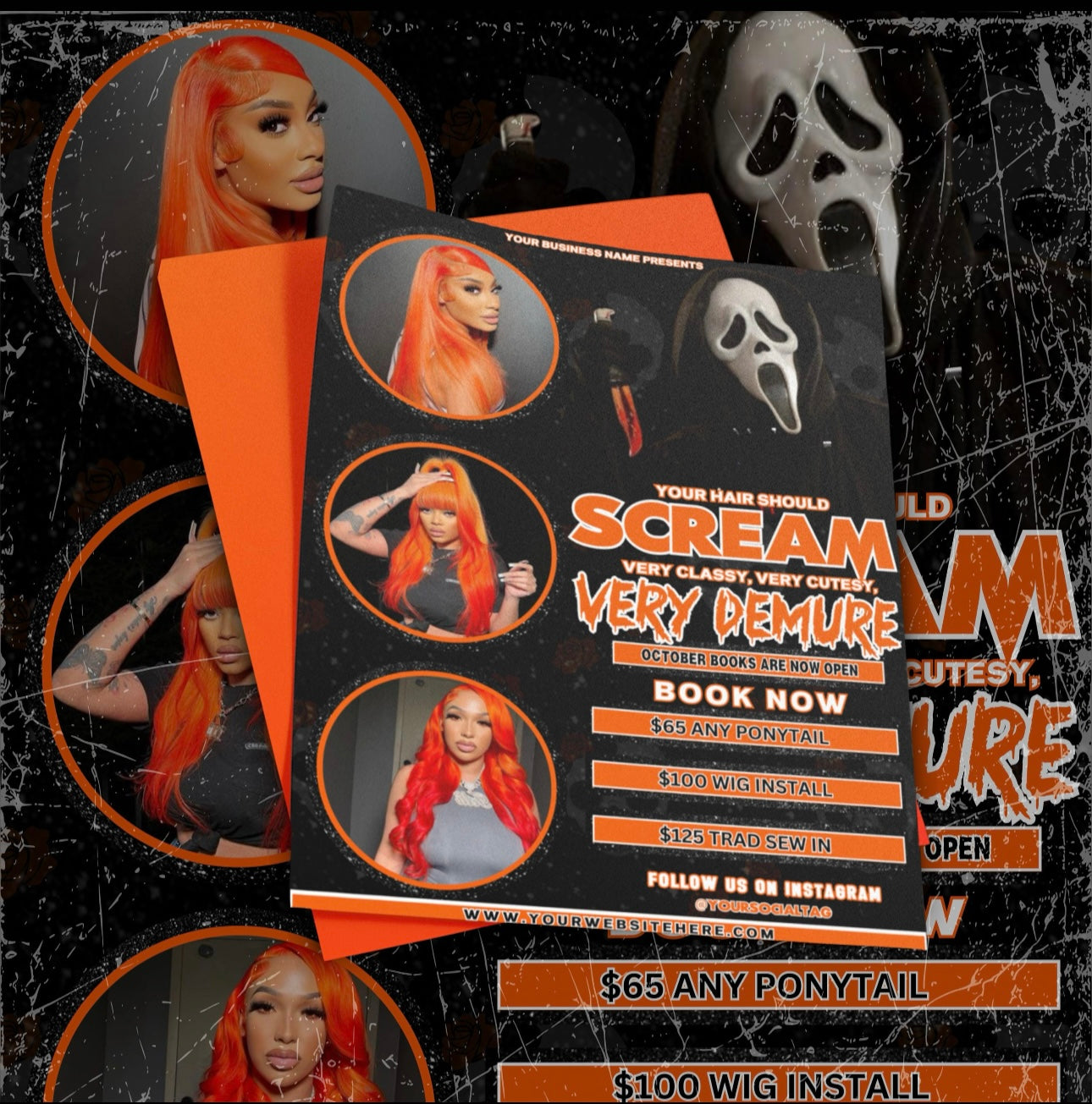 DIY SCREAM Booking Template