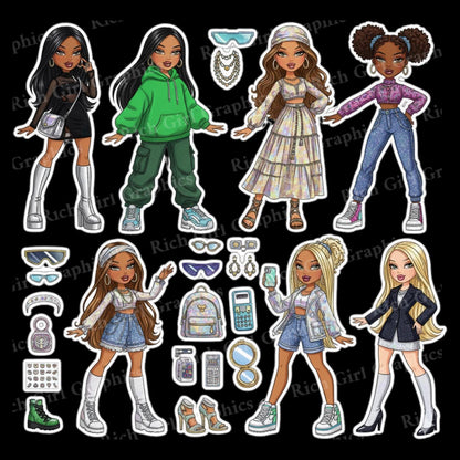 Always BRATZ Sticker Pack