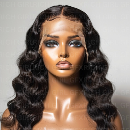 RGGFX Black Wig STOCK MODELS