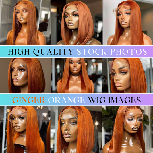 RGGFX Ginger Wig STOCK MODELS