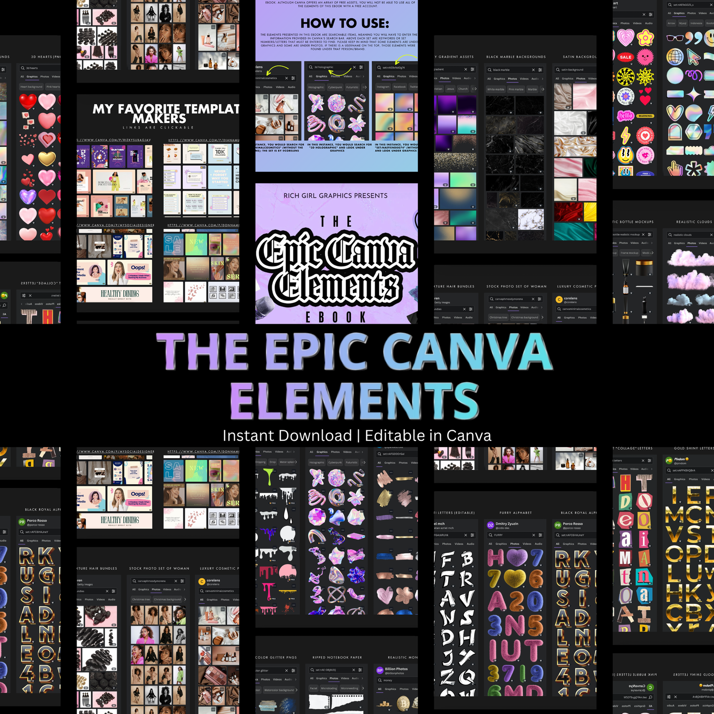 EPIC Canva ELEMENTS