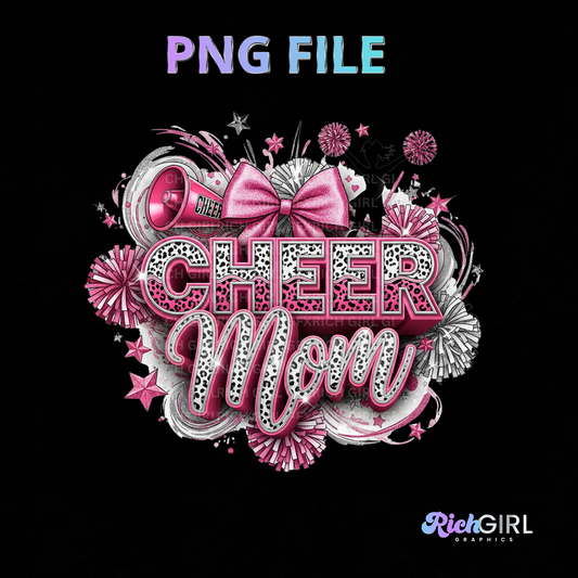 Cheer Mom PNG FILE