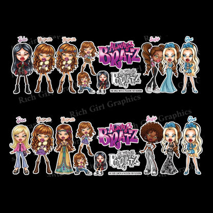 Always BRATZ Sticker Pack