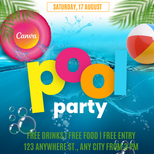 Pool Party Flyer