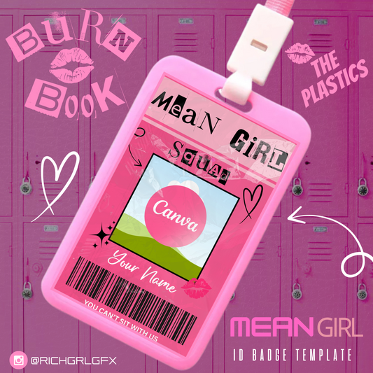 DIY Mean Girls ID Badge Template