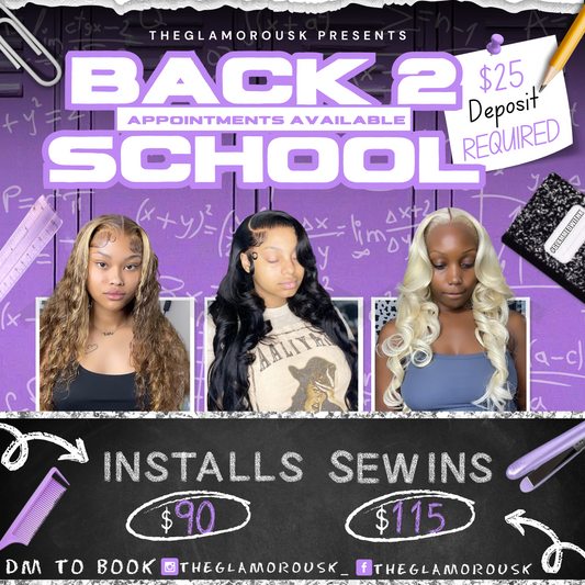 CUSTOM Back To School Flyer
